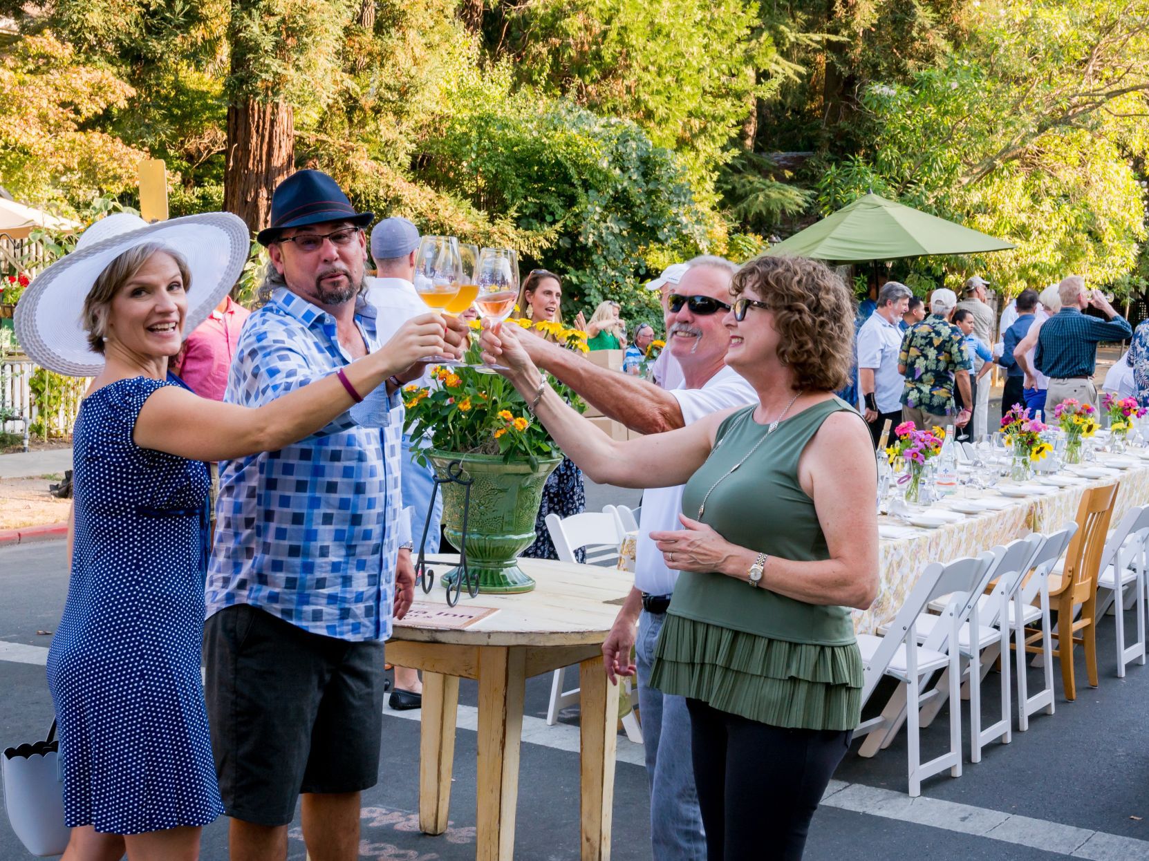 Toasting the harvest